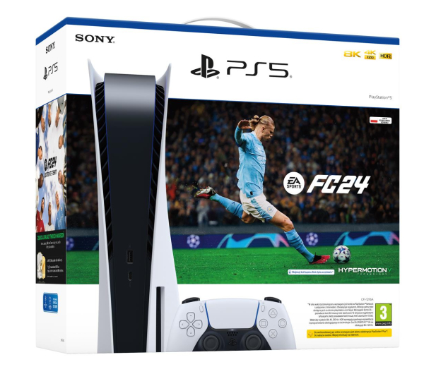 Sony PlayStation 5 + EA Sports FC 24 - 1181052 - zdjęcie